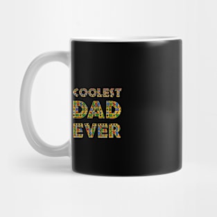 Coolest Dad Daddy , African Colors Mug
